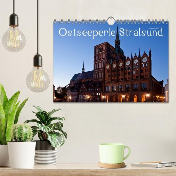 Produktbild: Ostseeperle Stralsund (Wandkalender 2026 DIN A4 quer), CALVENDO Monatskalender
