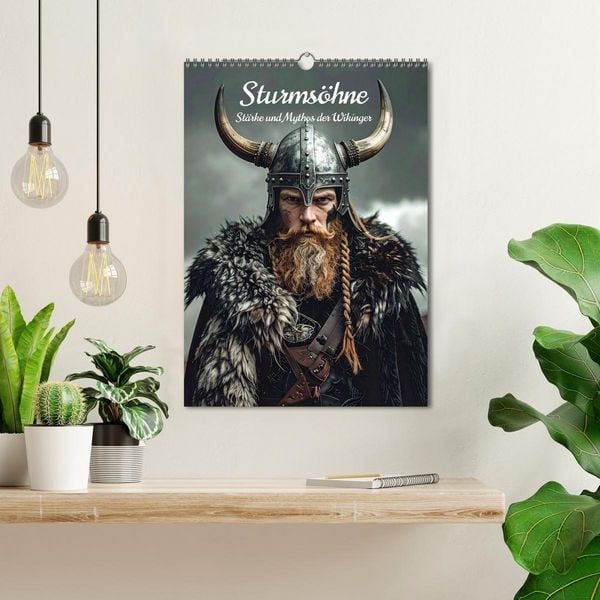 Produktbild: Sturms&ouml;hne St&auml;rke und Mythos der Wikinger (Wandkalender 2026 DIN A3 hoch), CALVENDO Monatskalender