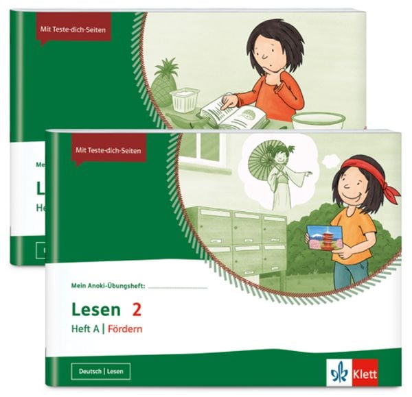 Mein Anoki-Übungsheft. Paket Lesen 2. Fördern, Set von , Klett Schulbuchverlag, 9783121621958
