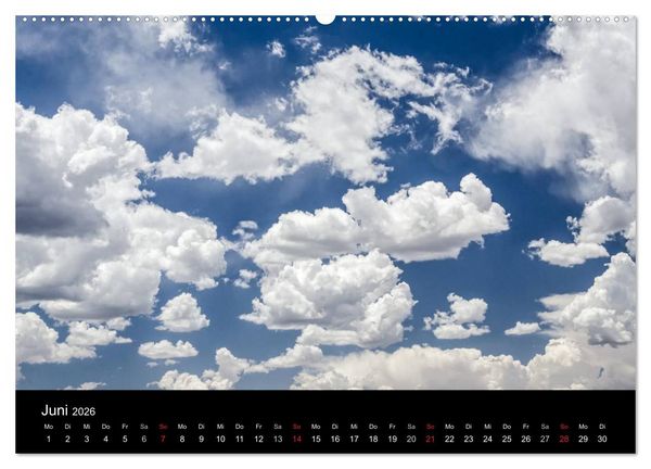 Produktbild: Wolkenmalerei (hochwertiger Premium Wandkalender 2026 DIN A2 quer), Kunstdruck in Hochglanz