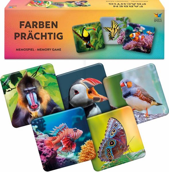 Produktbild: Farbenpr&auml;chtig - Memospiel