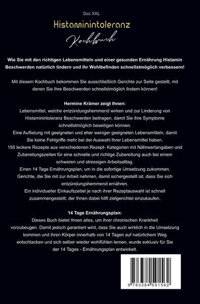 Produktbild: Das XXL Histaminintoleranz Kochbuch &ndash; 150 leckere & histaminarme Rezepte f&uuml;r jeden Tag