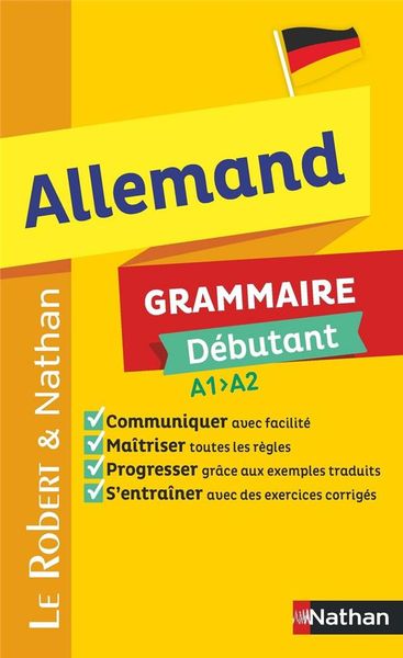 Produktbild: Allemand : grammaire d&eacute;butant A1-A2