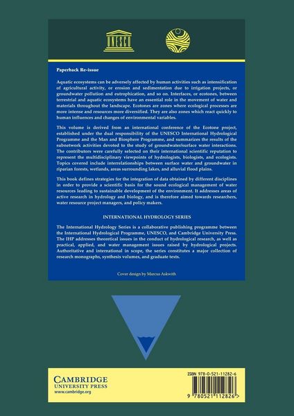 Produktbild: Groundwater/Surface Water Ecotones