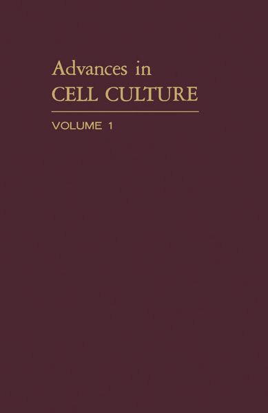 Produktbild: Advances in Cell Culture