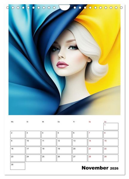 Produktbild: Hinrei&szlig;ende Portraits (Wandkalender 2026 DIN A4 hoch), CALVENDO Monatskalender