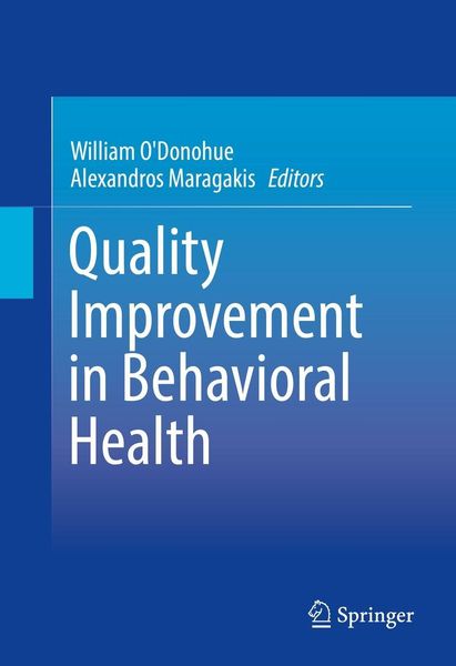 Produktbild: Quality Improvement in Behavioral Health