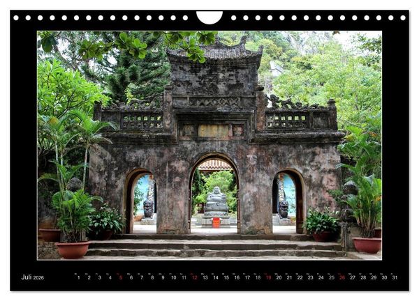 Produktbild: Vietnam &ndash; Land der Kontraste 2026 (Wandkalender 2026 DIN A4 quer), CALVENDO Monatskalender