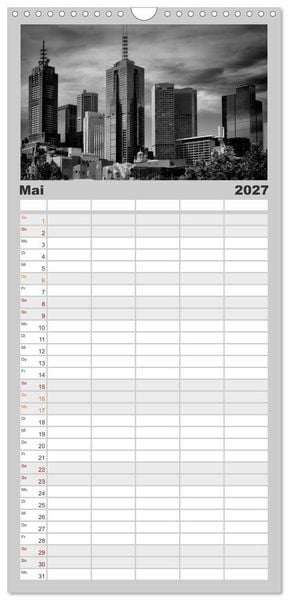 Produktbild: Familienplaner 2027 - AUSTRALIEN Impressionen von Sydney bis Adelaide mit 5 Spalten (Wandkalender, 21 x 45 cm) CALVENDO