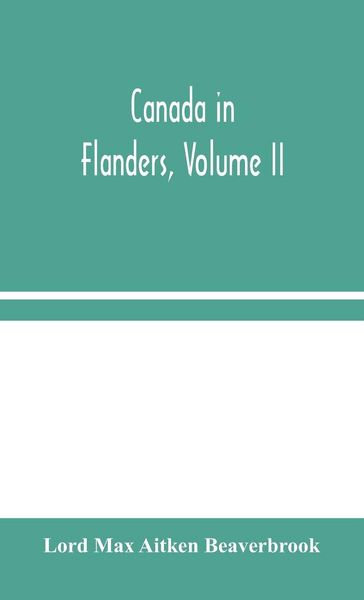 Produktbild: Canada In Flanders, Volume II
