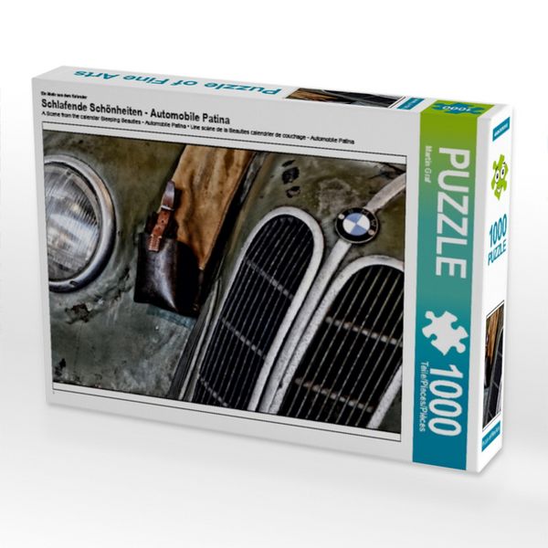 CALVENDO Puzzle Ein Motiv aus dem Kalender Schlafende Schönheiten - Automobile Patina | 1000 Teile Lege-Größe 64x48cm Foto-Puzzle für glückliche