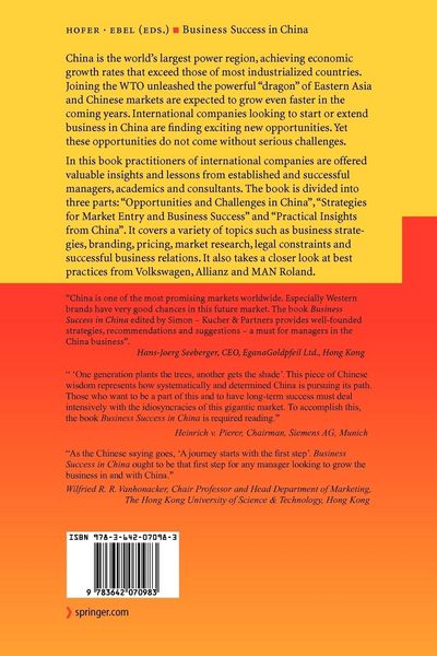 Produktbild: Business Success in China