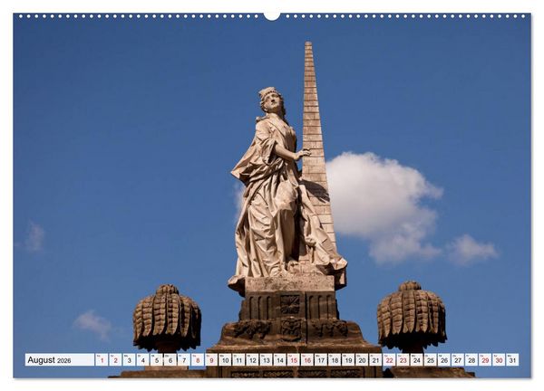 Produktbild: Franken - Bamberg, Bayreuth, Coburg, N&uuml;rnberg, Rothenburg, W&uuml;rzburg (Wandkalender 2026 DIN A2 quer), CALVENDO Monatskalender