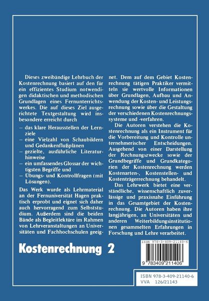 Produktbild: Kostenrechnung 2