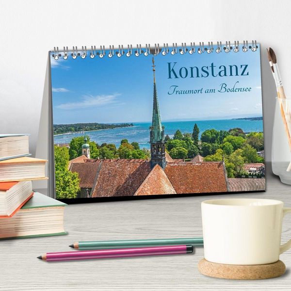 Produktbild: Konstanz - Traumort am Bodensee (Tischkalender 2027 DIN A5 quer), CALVENDO Monatskalender