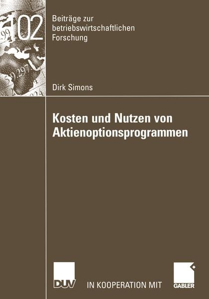 Produktbild: Kosten und Nutzen von Aktienoptionsprogrammen