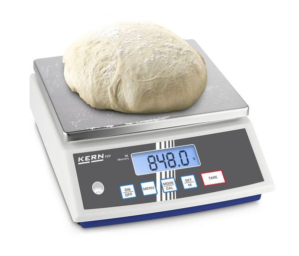 Produktbild: Kern Tischwaage FCF 30K-3 W&auml;gebereich (max.) 30 kg Ablesbarkeit 1 g &uuml;ber Steckernetzteil Mehrfarbig