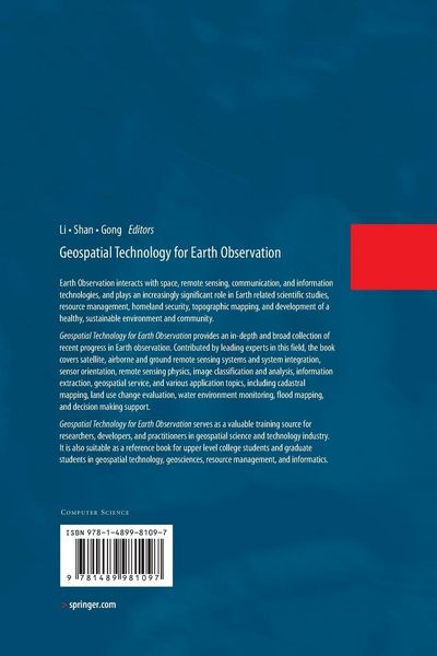 Produktbild: Geospatial Technology for Earth Observation