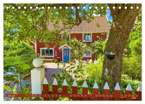 Produktbild: SCHWEDEN wild-romantisch (Tischkalender 2026 DIN A5 quer), CALVENDO Monatskalender