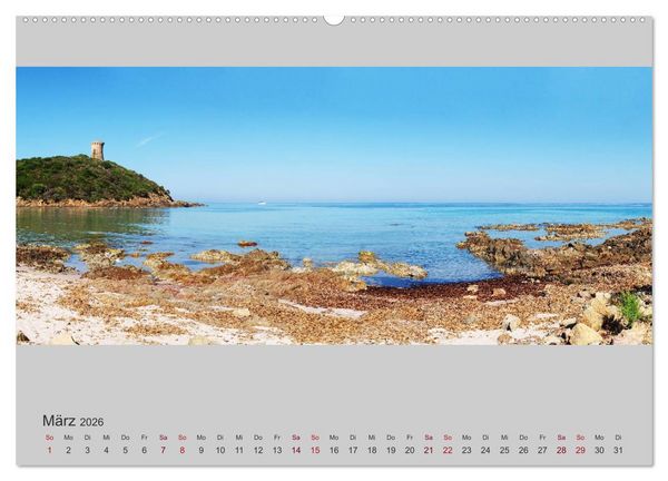 Produktbild: Korsika - Im S&uuml;den (Wandkalender 2026 DIN A2 quer), CALVENDO Monatskalender