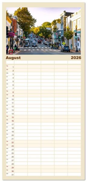 Produktbild: Familienplaner 2026 - Washington, D.C., Hauptstadtzauber der USA mit 5 Spalten (Wandkalender, 21 x 45 cm) CALVENDO