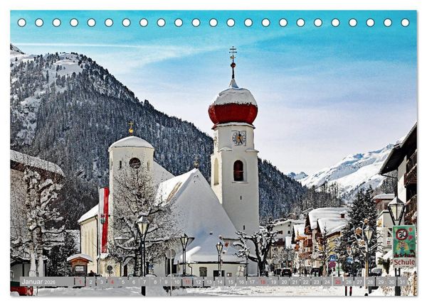 Produktbild: St. Anton am Arlberg (Tischkalender 2026 DIN A5 quer), CALVENDO Monatskalender