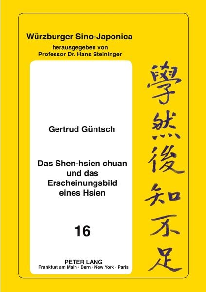 Produktbild: Das Shen-hsien chuan und das Erscheinungsbild eines Hsien