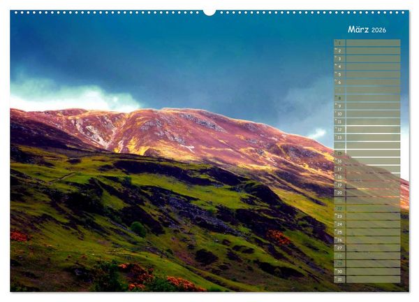 Produktbild: Scotland - Highlands (hochwertiger Premium Wandkalender 2026 DIN A2 quer), Kunstdruck in Hochglanz
