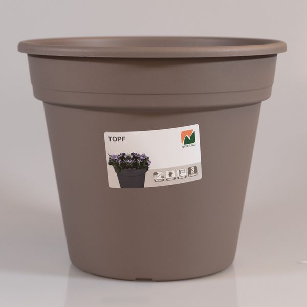 Produktbild: Blumentopf taupe &Oslash;30x25cm
