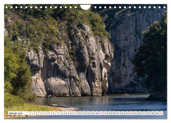 Produktbild: Kelheim, Weltenburg und der Donaudurchbruch (Wandkalender 2026 DIN A4 quer), CALVENDO Monatskalender