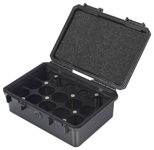 Produktbild: VOLTCRAFT Outdoor Akku-/Batteriekoffer 15x Mono (D), LR20, AM1 (L x B x H) 19.5 x 15.6 x 8cm