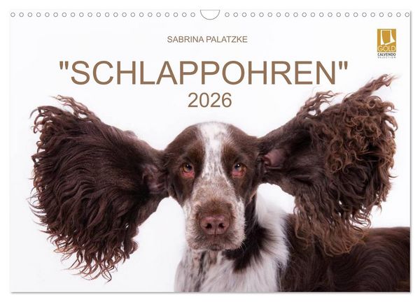 Produktbild: SCHLAPPOHREN (Wandkalender 2026 DIN A3 quer), CALVENDO Monatskalender