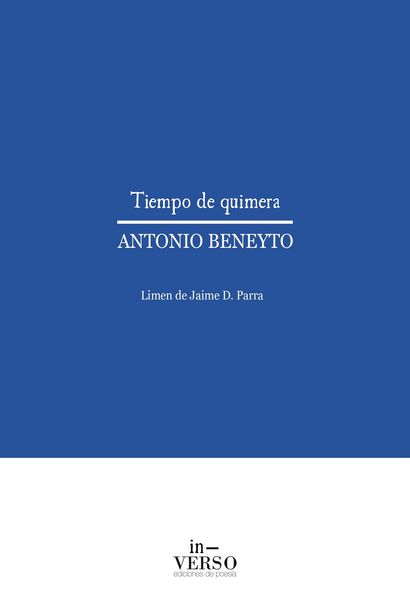 Produktbild: Tiempo de quimera