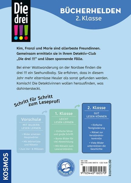 Die drei !!!, Bücherhelden 2. Klasse, Seehund ahoi!