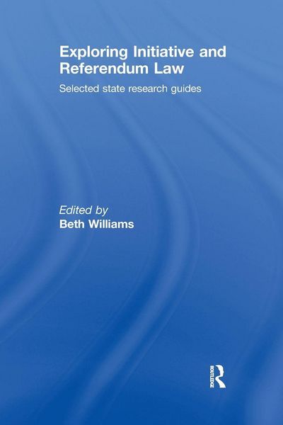 Produktbild: Exploring Initiative and Referendum Law