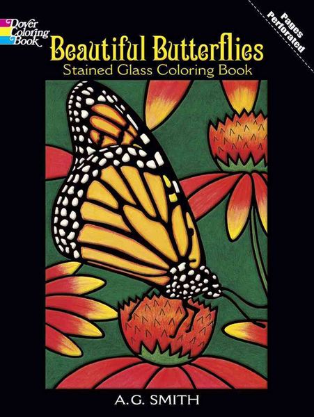 Produktbild: Beautiful Butterflies Stained Glass Coloring Book