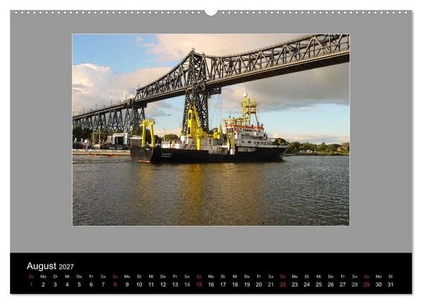Produktbild: Am Nord- Ostsee-Kanal (hochwertiger Premium Wandkalender 2027 DIN A2 quer), Kunstdruck in Hochglanz