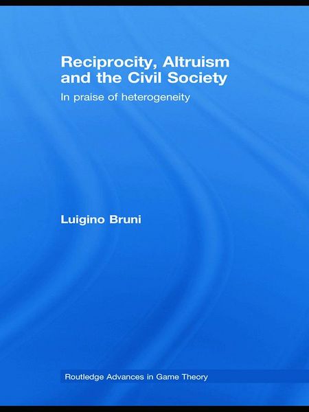 Produktbild: Reciprocity, Altruism and the Civil Society