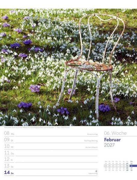 Produktbild: Gartengl&uuml;ck Wochenplaner Kalender 2027