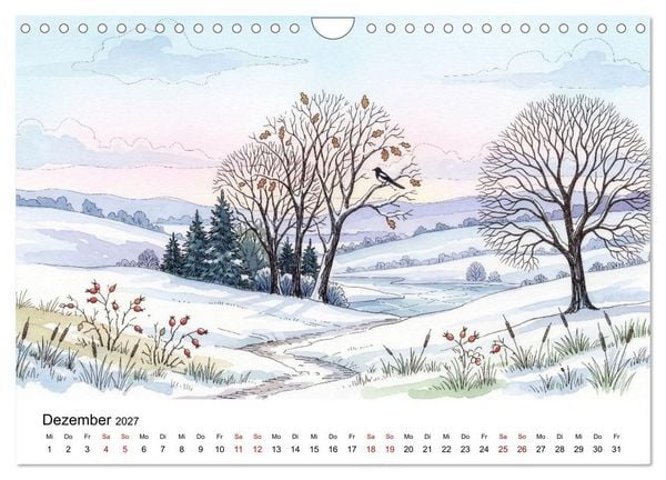 Produktbild: Einfach sch&ouml;n - Natur im Wandel der Jahreszeiten (Wandkalender 2027 DIN A4 quer), CALVENDO Monatskalender