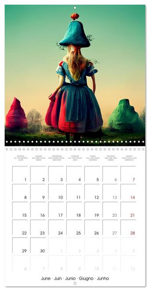 Produktbild: Alice's magic road (Wall Calendar 2026 12 &times; 12 Inch) CALVENDO 12 Month Wall Calendar