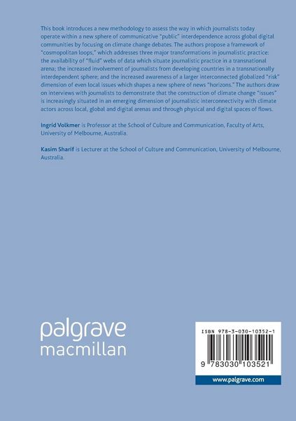Produktbild: Risk Journalism between Transnational Politics and Climate Change