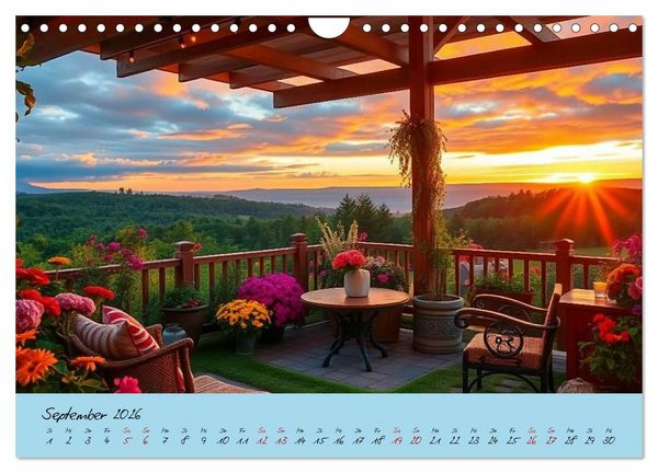 Produktbild: Zwischen H&uuml;geln und Tr&auml;umen &ndash; magische Orte, an denen die Zeit stillsteht (Wandkalender 2026 DIN A4 quer), CALVENDO Monatskalender
