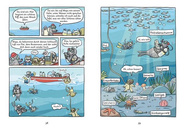 Produktbild: Mein Abenteuercomic - Mops und K&auml;tt fahren ans Meer