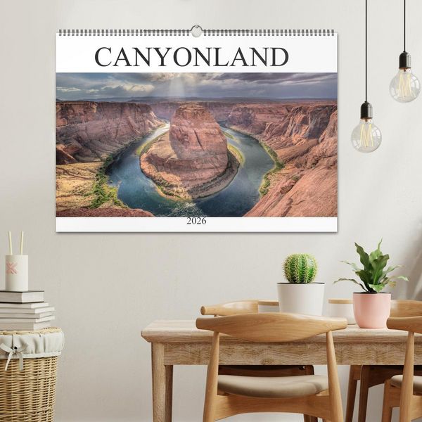 Produktbild: CANYONLAND, USA (Wandkalender 2026 DIN A2 quer), CALVENDO Monatskalender