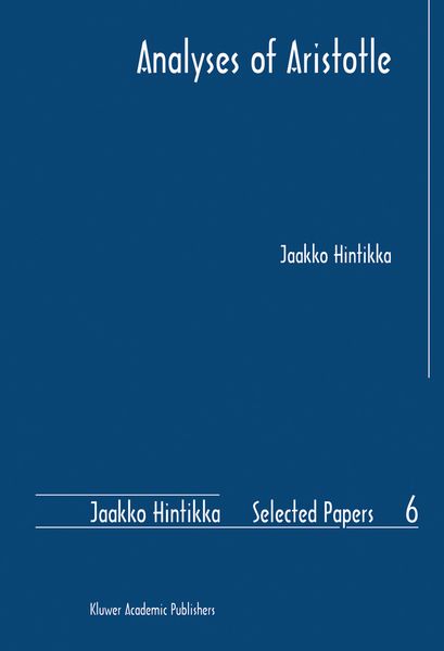 Produktbild: Analyses of Aristotle