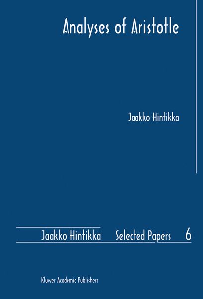 Produktbild: Analyses of Aristotle