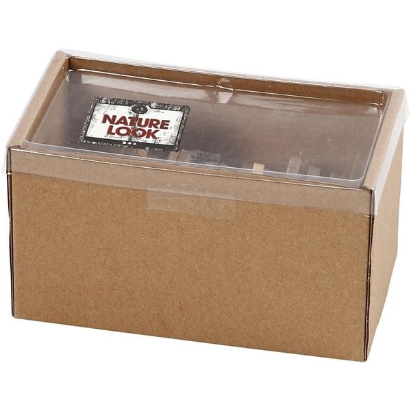 Produktbild: Creativ Company Holzscheiben mit Loch, D 40-70 mm, Lochgr&ouml;&szlig;e 4 mm, Dicke 5 mm, 25 Stk