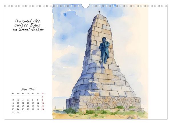 Produktbild: Zauberhafte Motive aus dem Elsass (Wandkalender 2026 DIN A3 quer), CALVENDO Monatskalender