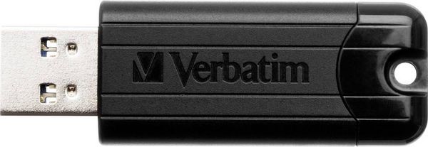 Produktbild: VERBATIM USB 3.0 Drive 64GB Pinstripe, schwarz